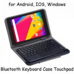 Keyboard Removable Touchpad Case Casing Cover Evercoss Tab Tablet Android 8 Inch Winner Tab V, V Lite