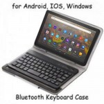 Keyboard Removable Case Casing Cover Amazon Tab Tablet Android Kindle Fire 10.1 Inch HD HD10, 10 Plus + 2021