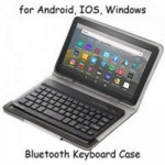 Keyboard Removable Case Casing Cover Amazon Tab Tablet Android Kindle Fire 8 Inch HD HD8, 8 Plus + 2020