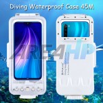 Puluz Diving Waterproof Case Casing Cover 45M Xiaomi Redmi Note 8