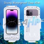 Puluz Diving Waterproof Case Casing Cover 45M iPhone 14,Plus +,Pro,Max