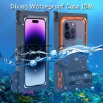 Shellbox Gen 3 Diving Waterproof Case Casing Cover 15M iPhone 14,Plus +,Pro,Max